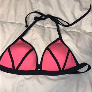 Pink bikini top